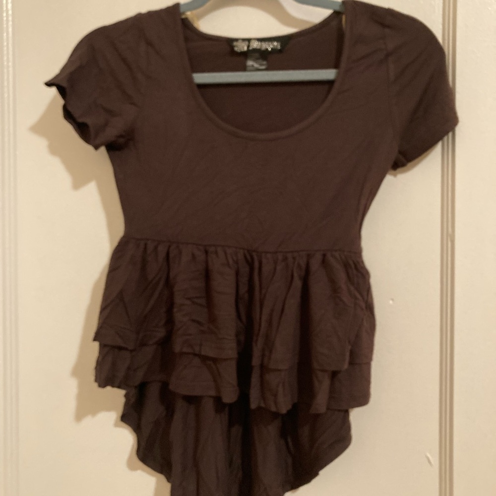 High-low blouse